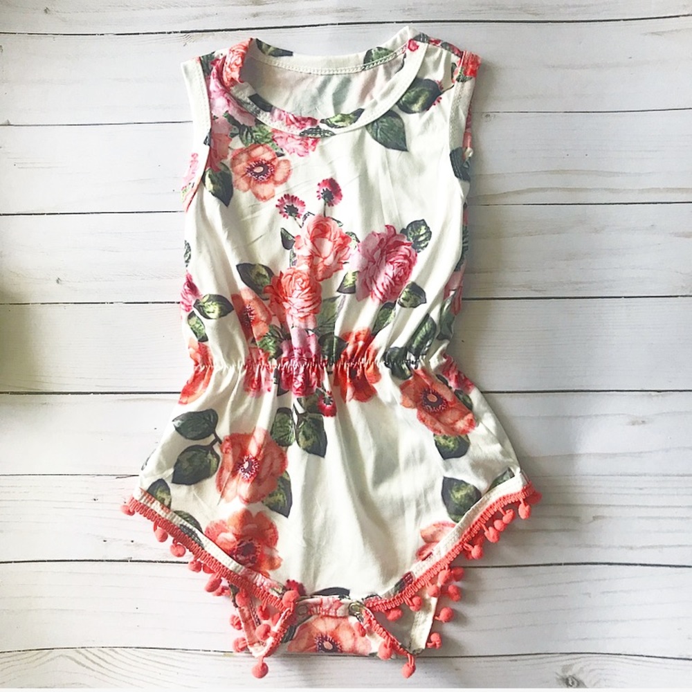 BNWOT Baby Floral Romper
